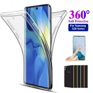 Samsung Galaxy A81/Note10 Lite/M60s Case,Clear 360°Coverage Full Body Protective Shell Shockproof Front and Back Crystal Soft Silicone Touch Screen Cover, For Samsung A81/Samsung Note 10 Lite/Samsung M60S