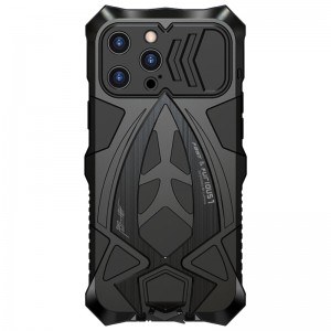 Metal Armor Rugged Back Case Cover, For iPhone 14