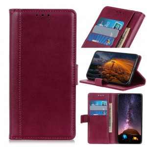Magnetic Leather Card Holder Wallet Stand Case Cover, For MOTO P40 PLAY