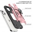 Ring Stand Rugged Cover Shockproof Hard Hybrid Smart Phone Case