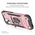 Ring Stand Rugged Cover Shockproof Hard Hybrid Smart Phone Case