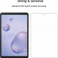 [1 Pack] Samsung Galaxy Tab A 8.0 2018 T387 Screen Protector, HD Anti Scratch Bubble Free Support Apple Pencil Anti-Fingerprint Easy Installation Clear Tempered Glass