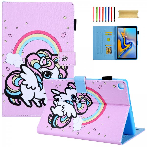 Cute Cartoon Pattern Protective Folio Tablet Case