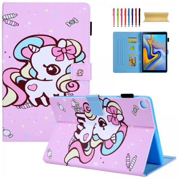 Cute Cartoon Pattern Protective Folio Tablet Case