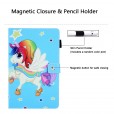 Cute Cartoon Pattern Protective Folio Tablet Case