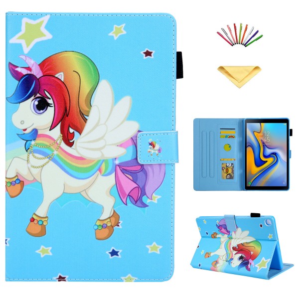 Cute Cartoon Pattern Protective Folio Tablet Case