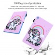 Cute Cartoon Pattern Protective Folio Tablet Case