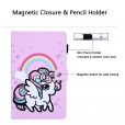 Cute Cartoon Pattern Protective Folio Tablet Case