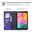 Samsung Galaxy Tab A 8.0 2019 (SM-T290/SM-T295/SM-T297) Case, Pattern Stand PU Leather with Card Pockets Wallet Cover