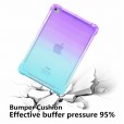 iPad Mini 1& Mni 2 & Mini 3 & Mini 4 & Mini 5 (7.9 inches ) Case,Soft TPU Silicone Gradient Shockproof Anti-scratch Protection Drop Proof Back Cover