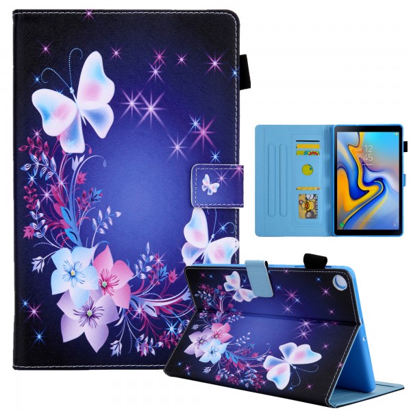 Samsung Galaxy Tab A 8.4 (2020) SM-T307U Case,Pattern Leather Wallet Stand Smart Cover with Auto Wake Sleep/Stylus Pen