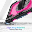 Shockproof Durable Sturdy Heavy Duty Protective Case for Kids with Screen Protector Stylus Pen Holder 360 Rotating Stand Hand/Shoulder Strap Heavy Duty Cover 