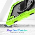 Shockproof Durable Sturdy Heavy Duty Protective Case for Kids with Screen Protector Stylus Pen Holder 360 Rotating Stand Hand/Shoulder Strap Heavy Duty Cover 