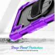 Shockproof Durable Sturdy Heavy Duty Protective Case for Kids with Screen Protector Stylus Pen Holder 360 Rotating Stand Hand/Shoulder Strap Heavy Duty Cover 