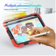 Shockproof Durable Sturdy Heavy Duty Protective Case for Kids with Screen Protector Stylus Pen Holder 360 Rotating Stand Hand/Shoulder Strap Heavy Duty Cover 