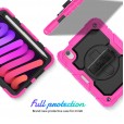 Shockproof Durable Sturdy Heavy Duty Protective Case for Kids with Screen Protector Stylus Pen Holder 360 Rotating Stand Hand/Shoulder Strap Heavy Duty Cover 