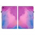 Abstract Watercolor Colorful Shockproof  Leather Stand Smart Phone Case Folio 