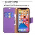 Solid Color Luxury PU Leather Card Slot Wallet With Wrist Strap Smart Phone Case Cover