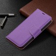 Solid Color Luxury PU Leather Card Slot Wallet With Wrist Strap Smart Phone Case Cover