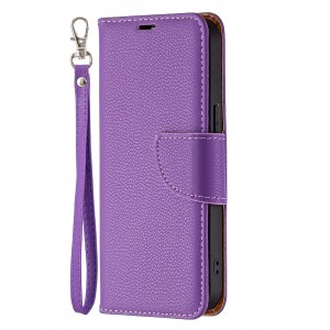 Solid Color Luxury PU Leather Card Slot Wallet With Wrist Strap Smart Phone Case Cover, For Samsung A11/Samsung M11