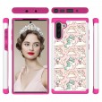 Samsung Galaxy Note10 & Note10 5G Case  ,Pattern 2 In 1 Shockproof Protective Anti-Scratch Drop Proof Hard PC Phone Cover