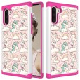 Samsung Galaxy Note10 & Note10 5G Case  ,Pattern 2 In 1 Shockproof Protective Anti-Scratch Drop Proof Hard PC Phone Cover