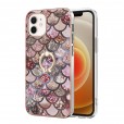 Colorful Marble Ring Stand Phone Case Cover