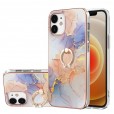 Colorful Marble Ring Stand Phone Case Cover