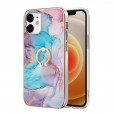 Colorful Marble Ring Stand Phone Case Cover