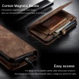 iPhone 7 Plus & iPhone 8 Plus (5.5 inches ) Case, Multi-function 2 in 1 PU Leather Zipper 11 Card Slots Card Slots Money Pocket Clutch Wallet Case Detachable Magnetic Cover