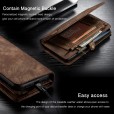 Samsung Galaxy Note 8 Case, Multi-function 2 in 1 PU Leather Zipper 11 Card Slots Card Slots Money Pocket Clutch Wallet Case Detachable Magnetic Cover
