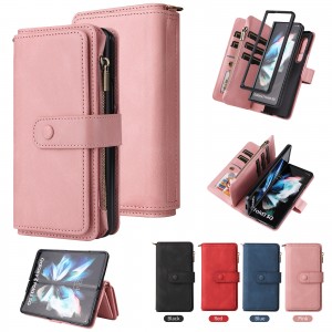 Heavy Duty Luxury Leather Flip Wallet Stand Card Case, For Samsung M52