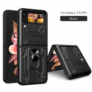 Magnetic Ring Stand Camera Case, For Samsung Galaxy A02