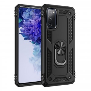 Samsung Galaxy A10 Case, Car Magnetic Shockproof Rubber Armor Hybrid Rugged Hard PC Back Ring Kickstand Cover,without Screen Protector, For Samsung A10