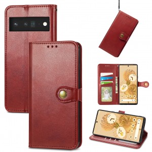 Man Magnetic Retro PU Leather Card Holder Case , For Samsung A52 5G