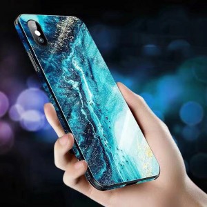 iPhone 11  Pro Max 6.5 inches 2019 Released Case,Marble Tempered Glass Back Phone Slim Lightweight Siliocne Bumper Without Front Screen Protector, For IPhone 11 Pro Max