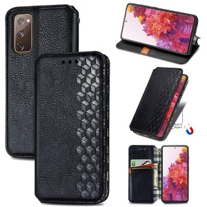 Samsung Galaxy A21S Case, PU Leather Wallet Folio Flip Magnetic Buckle Slim Back Cover Built-in Card Holder Slot and Stand, For Samsung A21s