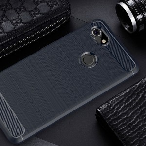 Google Pixel Case,Carbon Fiber Design Soft TPU Brushed Anti-Fingerprint Protective Phone Cover, For Google Pixel