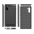 Samsung Galaxy Note10 & Note10 5G Case ,Carbon Fiber Design Soft TPU Brushed Anti-Fingerprint Protective Phone Cover