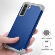 Samsung Galaxy S21 Ultra 6.8 inches Case,Layers Heavy Duty Shockproof Rugged Anti-Scratch Wireless Charging Support Anti-slip Bumper Silicone TPU Cover