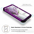 Samsung Galaxy S9 Plus Case,Layers Heavy Duty Shockproof Rugged Anti-Scratch Wireless Charging Support Anti-slip Bumper Silicone TPU Cover