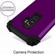 Samsung Galaxy S9 Plus Case,Layers Heavy Duty Shockproof Rugged Anti-Scratch Wireless Charging Support Anti-slip Bumper Silicone TPU Cover