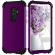 Samsung Galaxy S9 Plus Case,Layers Heavy Duty Shockproof Rugged Anti-Scratch Wireless Charging Support Anti-slip Bumper Silicone TPU Cover