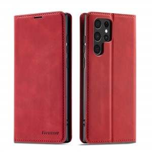 Retro Leather Magnetic Wallet Card Flip Stand Case , For Samsung A82 5G