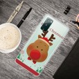 Samsung Galaxy A31 Case,Merry Christmas Pattern Case Silcione Clear Protective Shockproof Cover