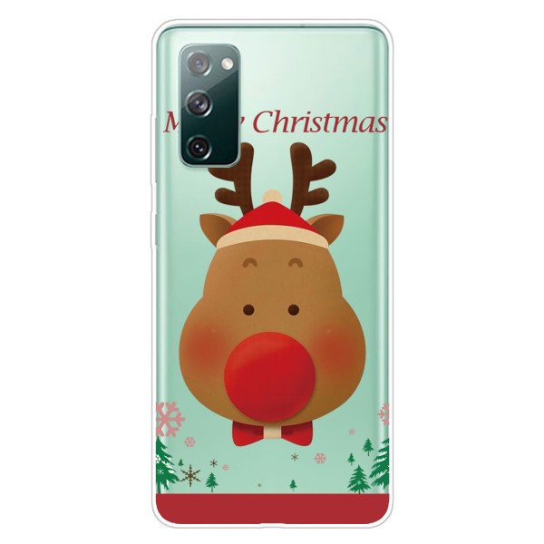 Samsung Galaxy A31 Case,Merry Christmas Pattern Case Silcione Clear Protective Shockproof Cover