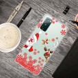 Samsung Galaxy A51 4G 6.5 inches Case,Merry Christmas Pattern Case Silcione Clear Protective Shockproof Cover