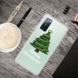 Samsung Galaxy A71 4G 6.7 inches Case,Merry Christmas Pattern Case Silcione Clear Protective Shockproof Cover