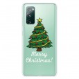 Samsung Galaxy A71 4G 6.7 inches Case,Merry Christmas Pattern Case Silcione Clear Protective Shockproof Cover