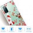Samsung Galaxy A71 5G 6.7 inches Case,Merry Christmas Pattern Case Silcione Clear Protective Shockproof Cover